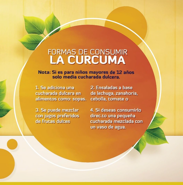 ¿POR QUE ES BUENA LA CURCUMA PARA LA SALUD?