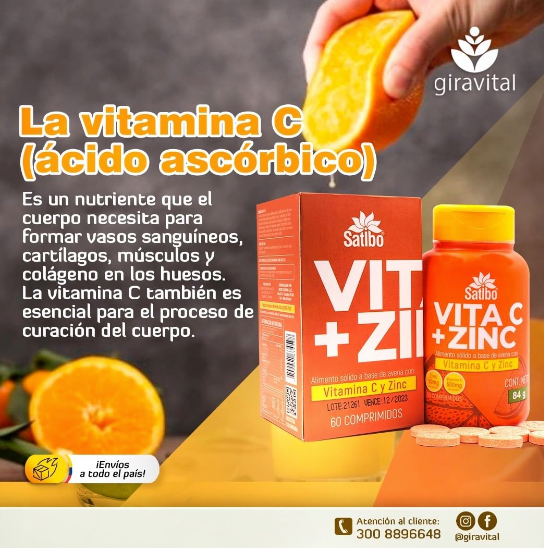 VITAMINA C Y SISTEMA INMUNE SANO CON GIRAVITAL