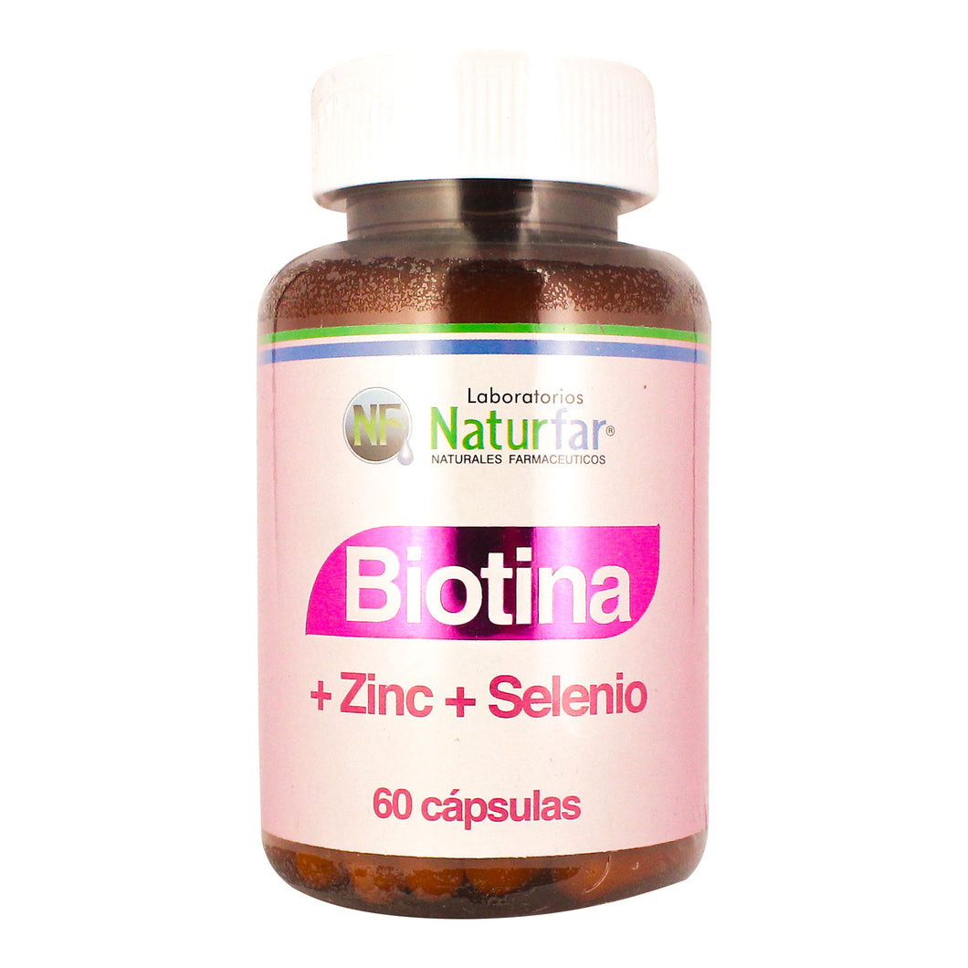 BIOTINA + ZINC X 60 CAP