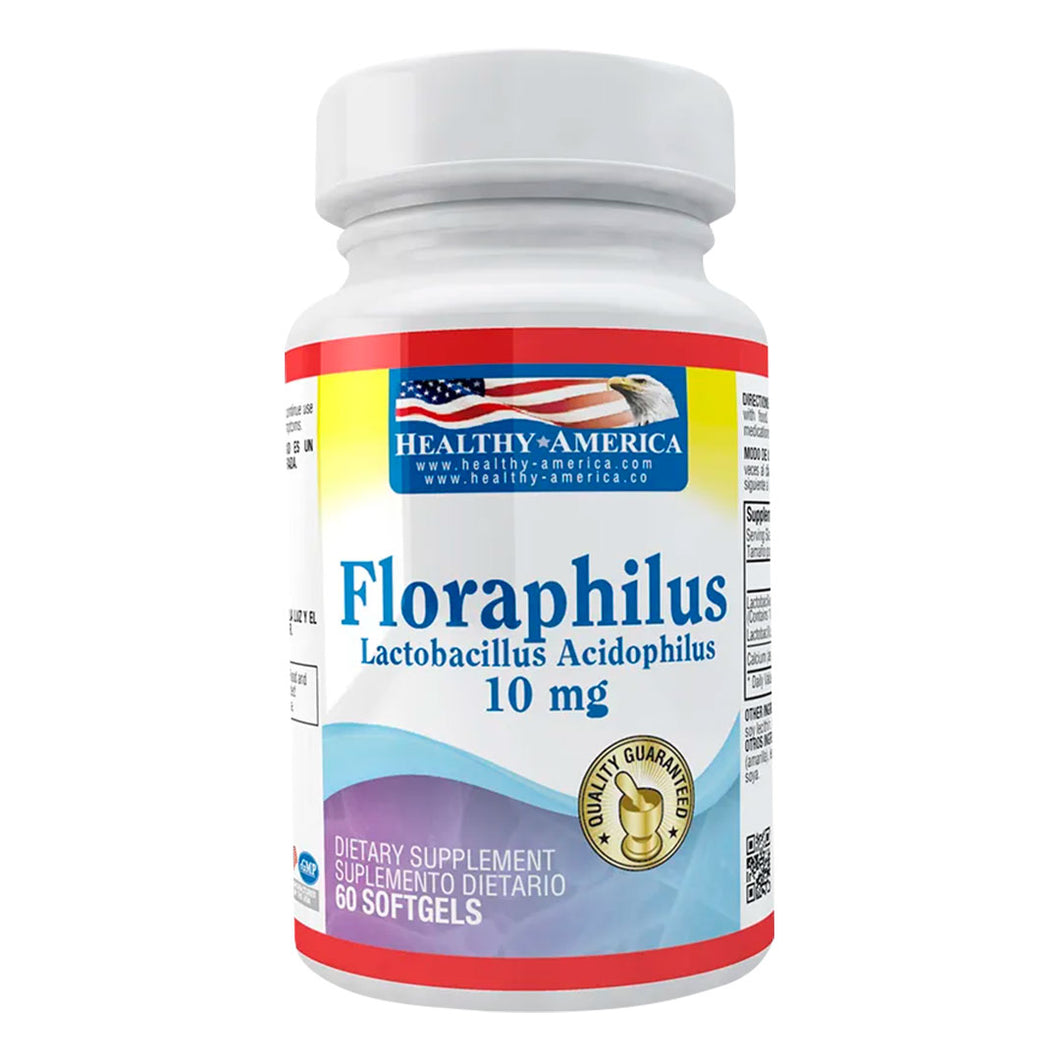 FLORAPHILUS ACIDOPHILUES 10 MG X 60 PERLA HEALTHY