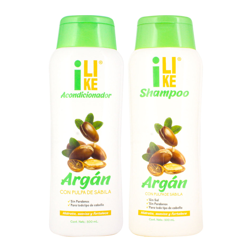 SHAMPO + ACONDICIONADOR ARGAN X 500 ML