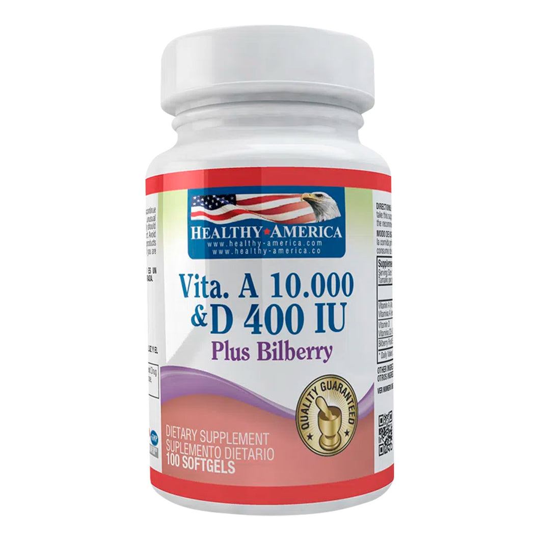 VITAMINA A 10000 IU + VITAMINA D 400 IU X 100 PERL