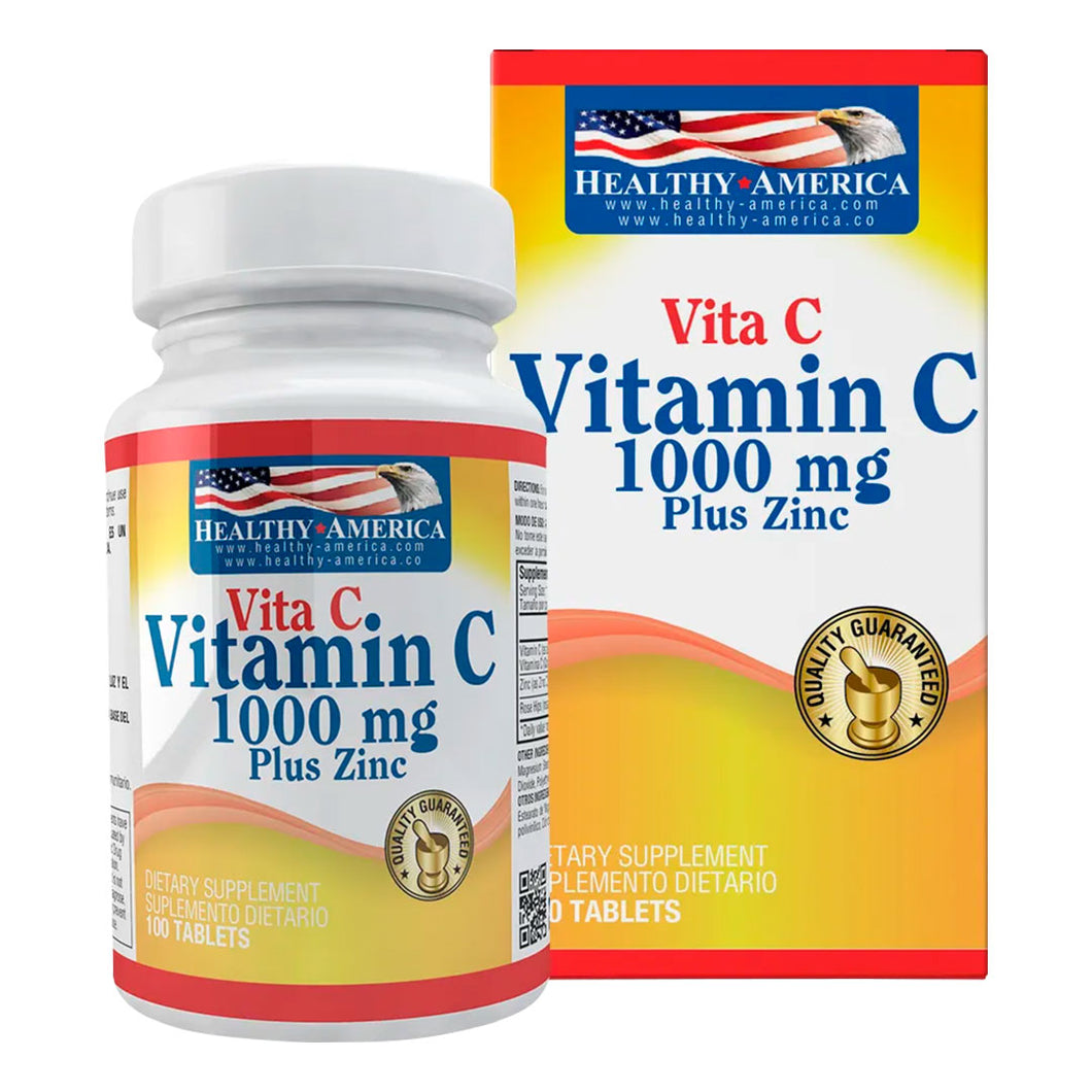 VITAMINA C 1000 X 100 TAB PLUS ZINC HEALTHY