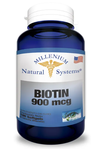 BIOTINA 900 mcg X 100 SOFGELS