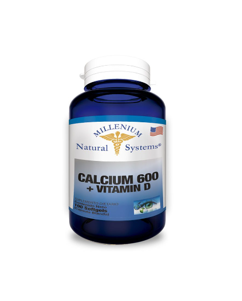 CALCIUM 600 + VITAMIN D X 100 SOFGELS