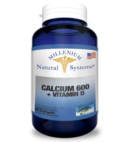 CALCIUM 600 + VITAMIN D X 60 SOFGELS