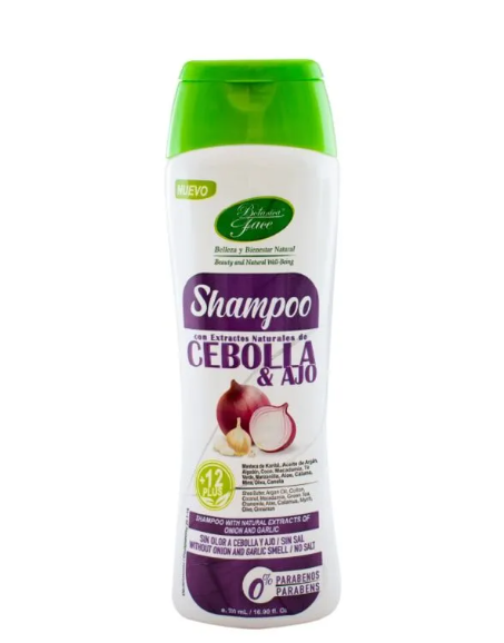 SHAMPO AJO Y CEBOLLA X 500 Ml CON EXTRACTOS NATURA